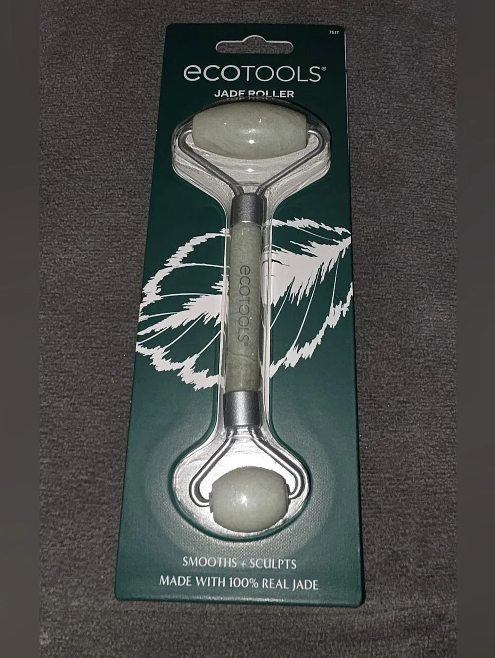 EcoTools Jade Roller - Light Green Face Massager - 100% Real Jade BNIB